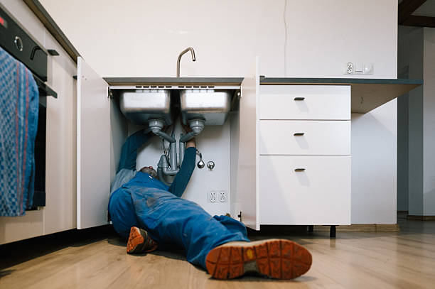 Professional Drain Cleaning technician working in Whiteville, NC